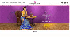 Desktop Screenshot of anashwarasilks.com